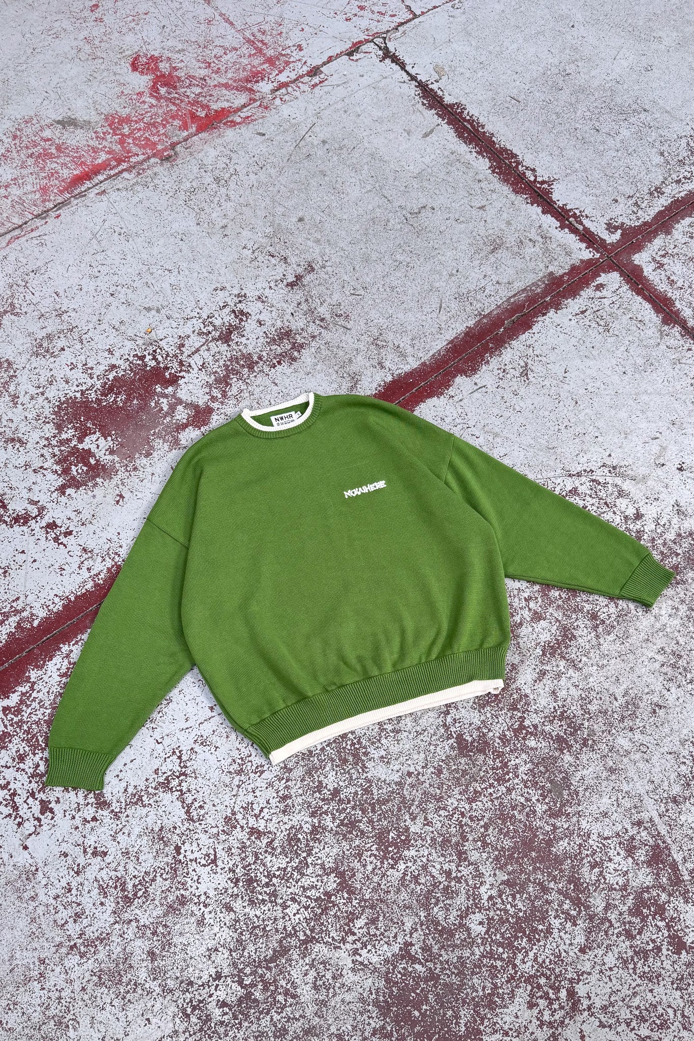 Double Green Sweater