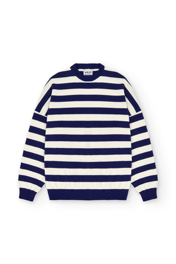 Navy stripes sweater