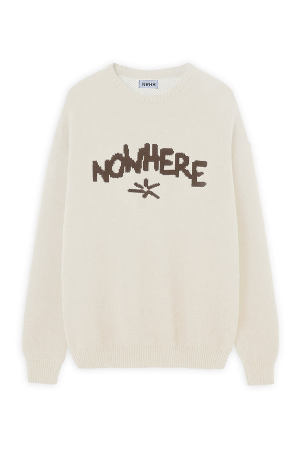 Nowhere beige sweater