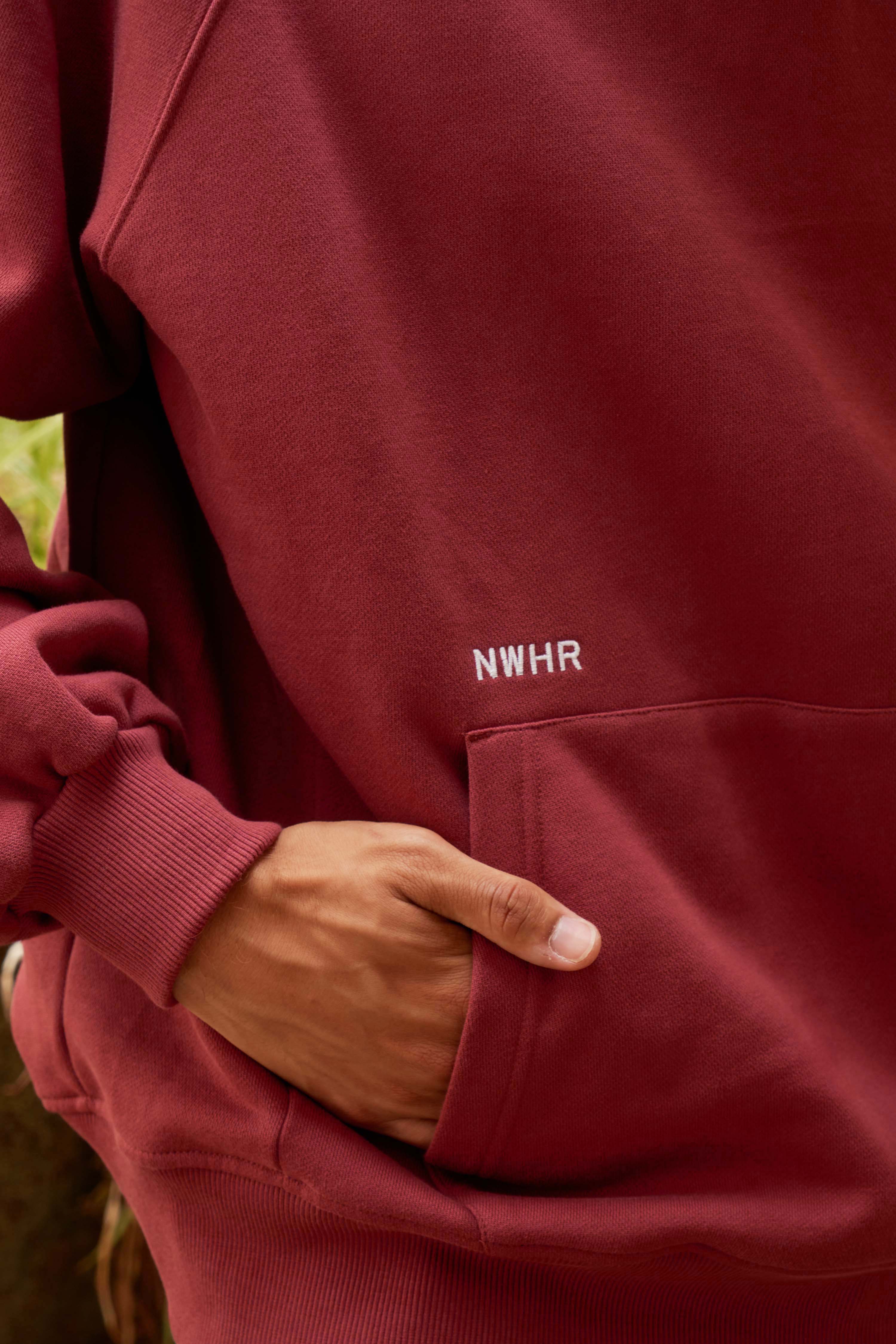 Hoodie Essential Rubí