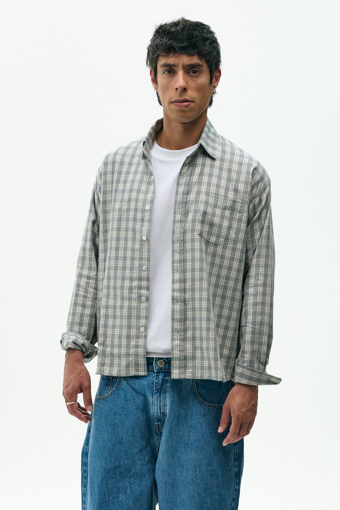 Camisa Grey Grid