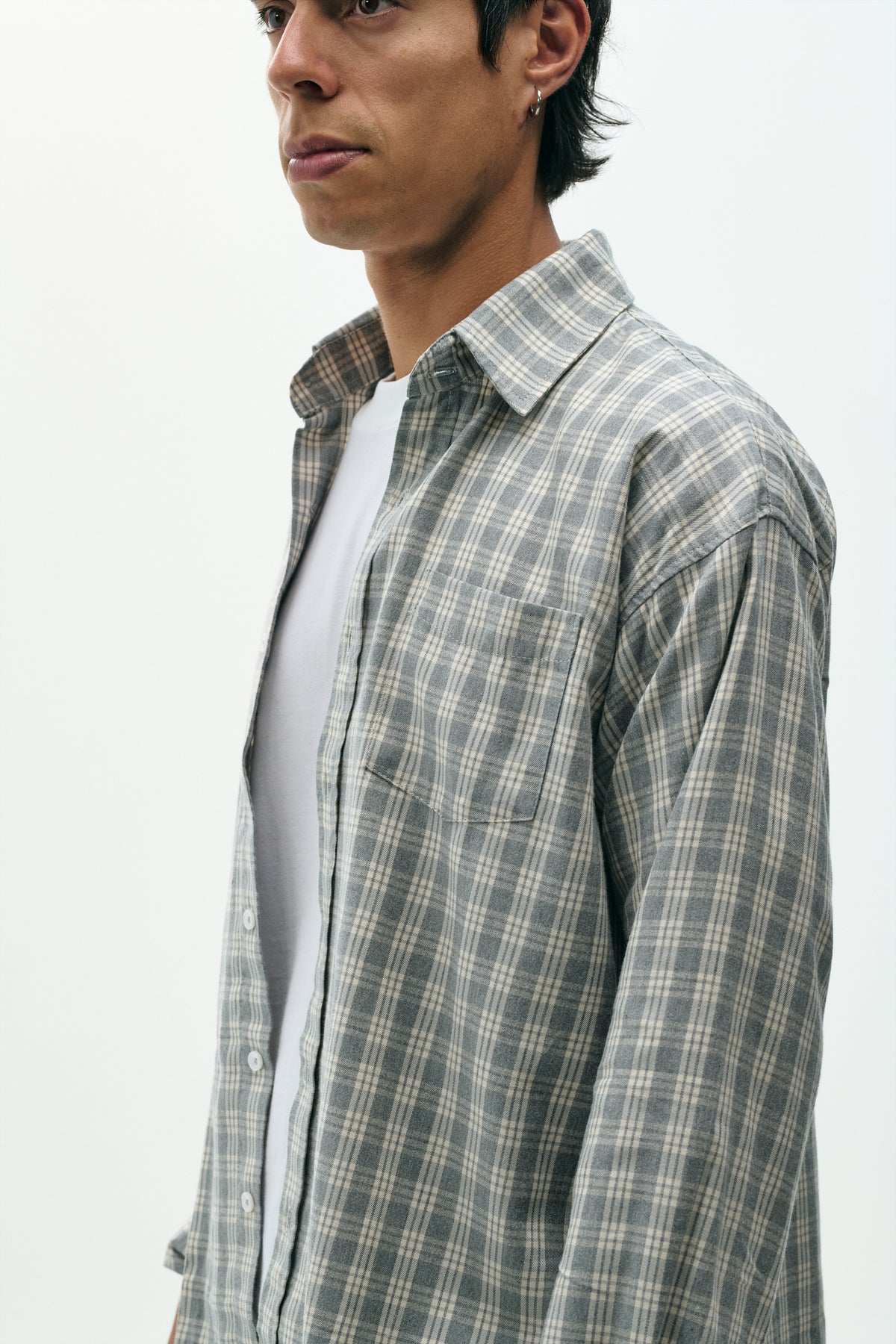 Camisa Grey Grid