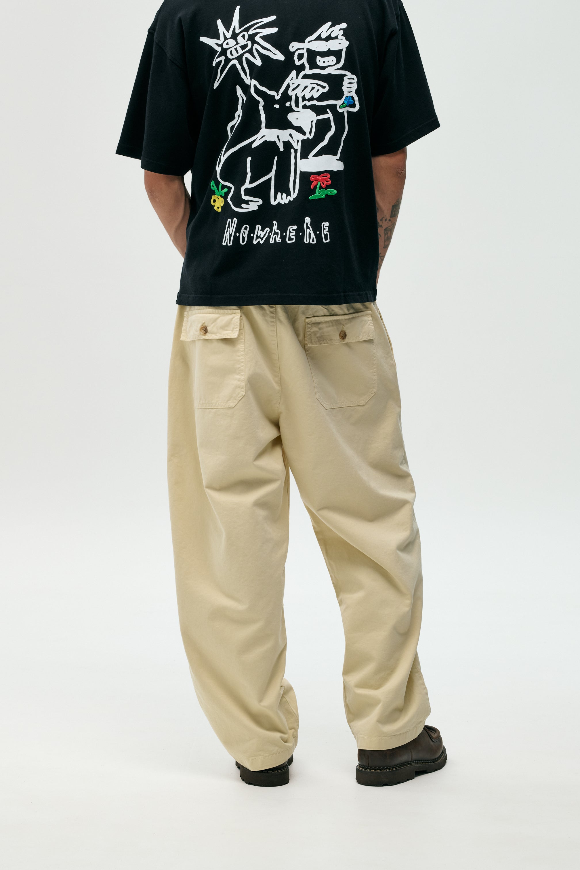 Pantalón Beige fatigue