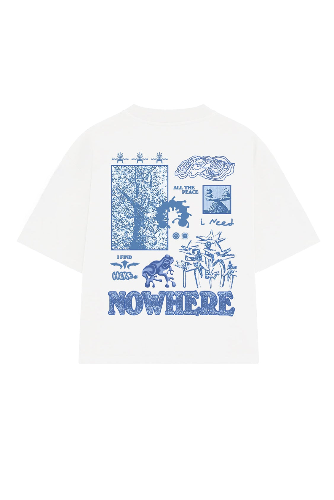 Camiseta All the peace i need blue
