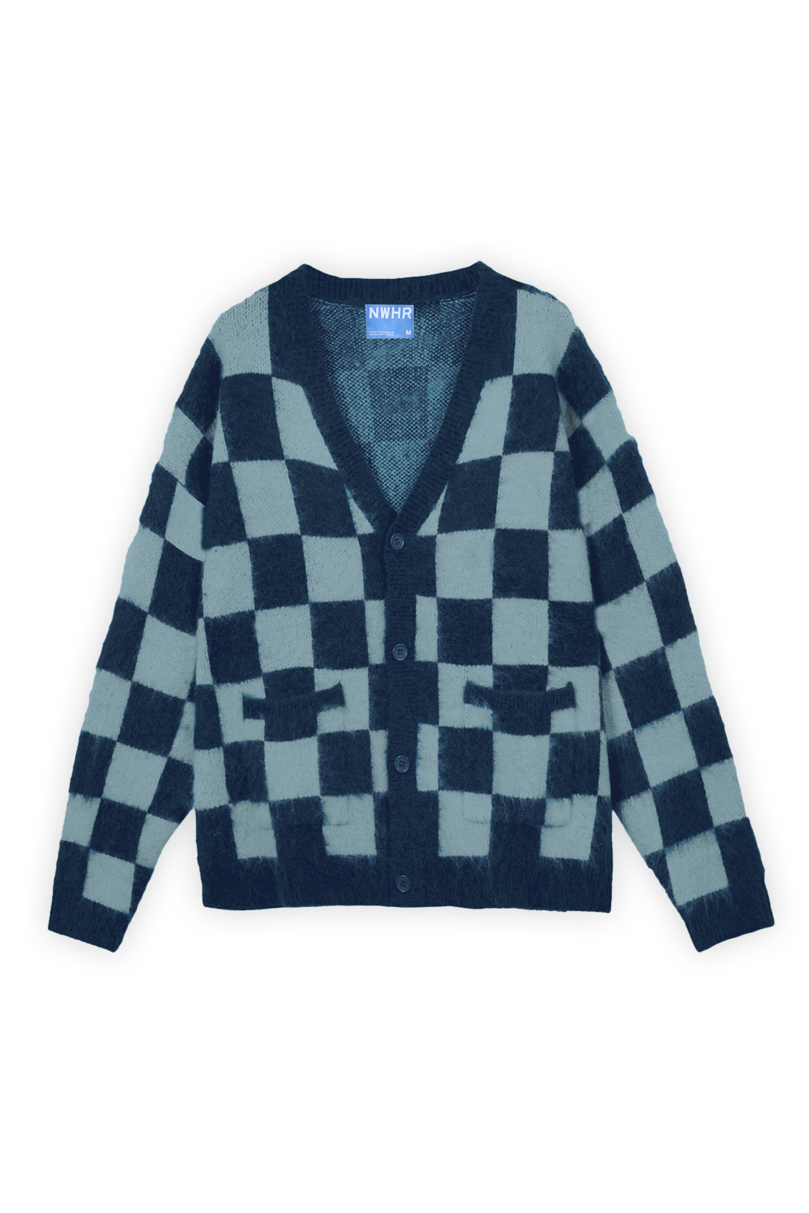 Checkered Blue Cardigan