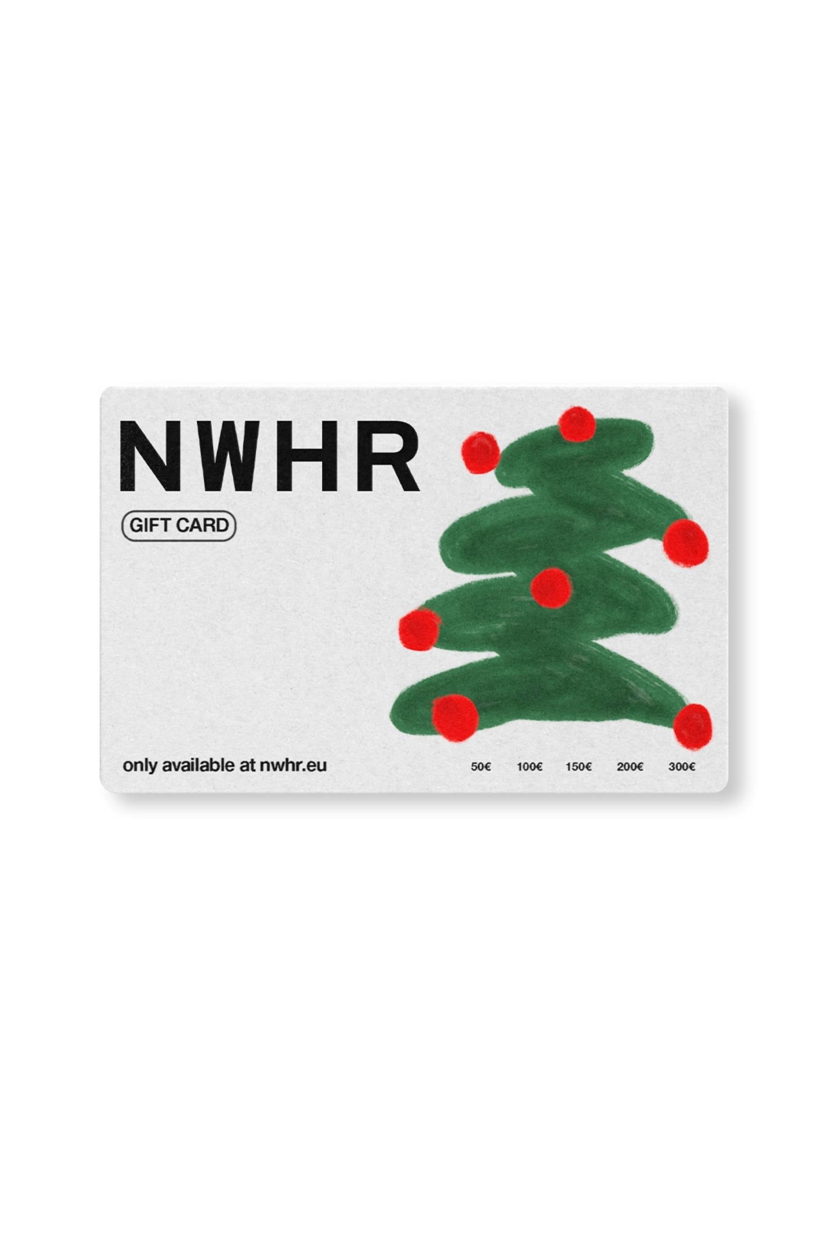 TARJETA REGALO DE NWHR