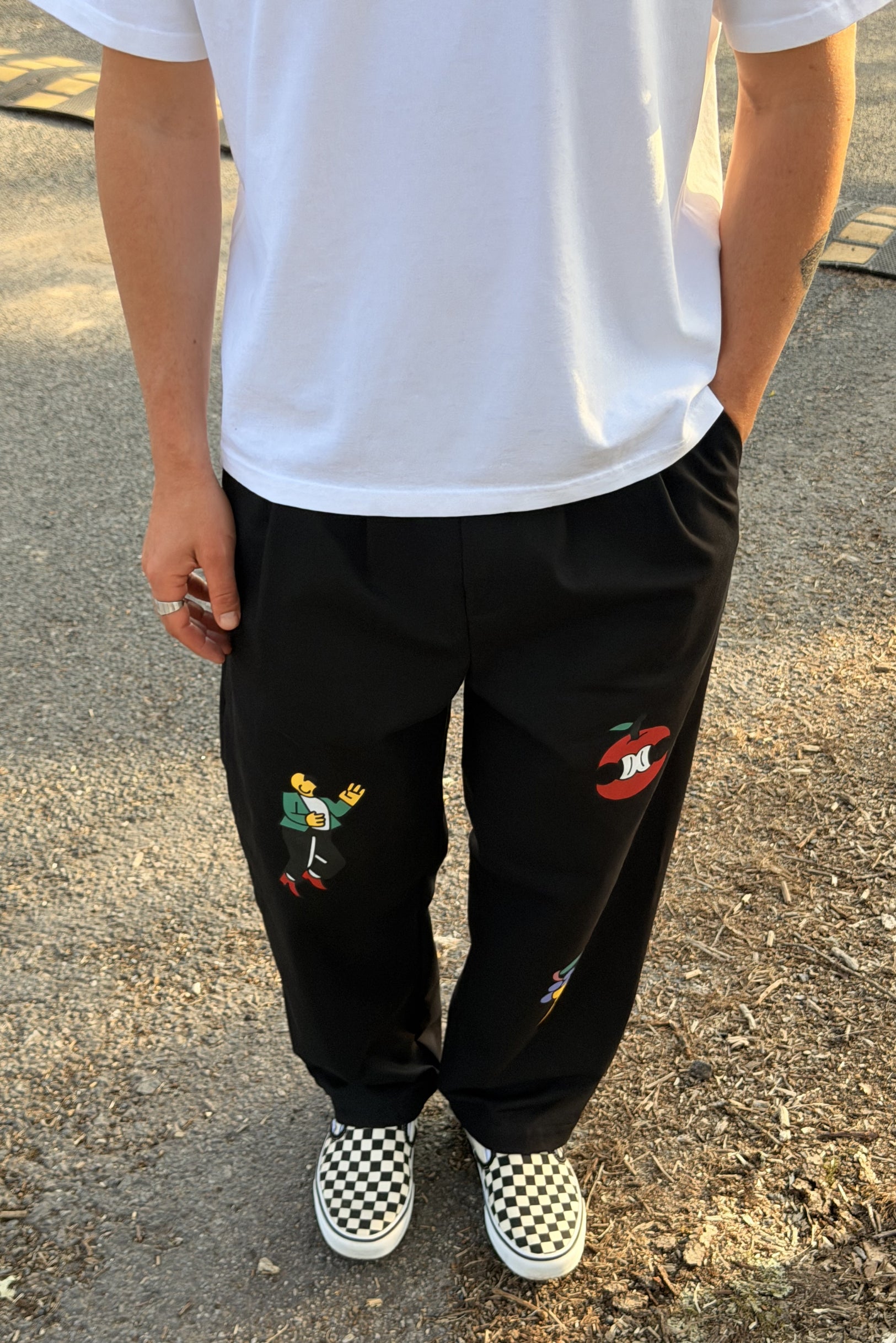 Pantalón sobremesa negro