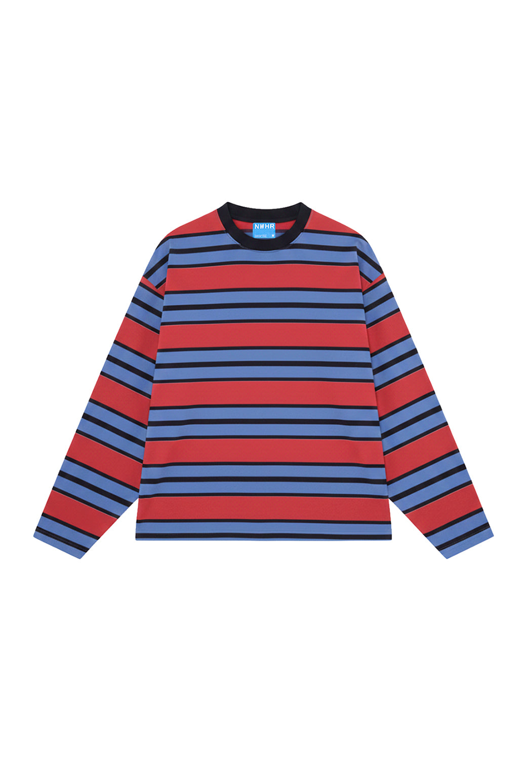 Camiseta larga Stripe red