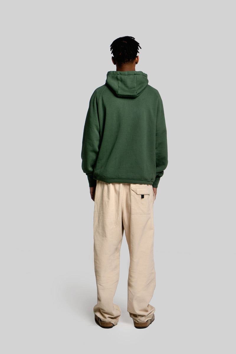 Hoodie Essential Green