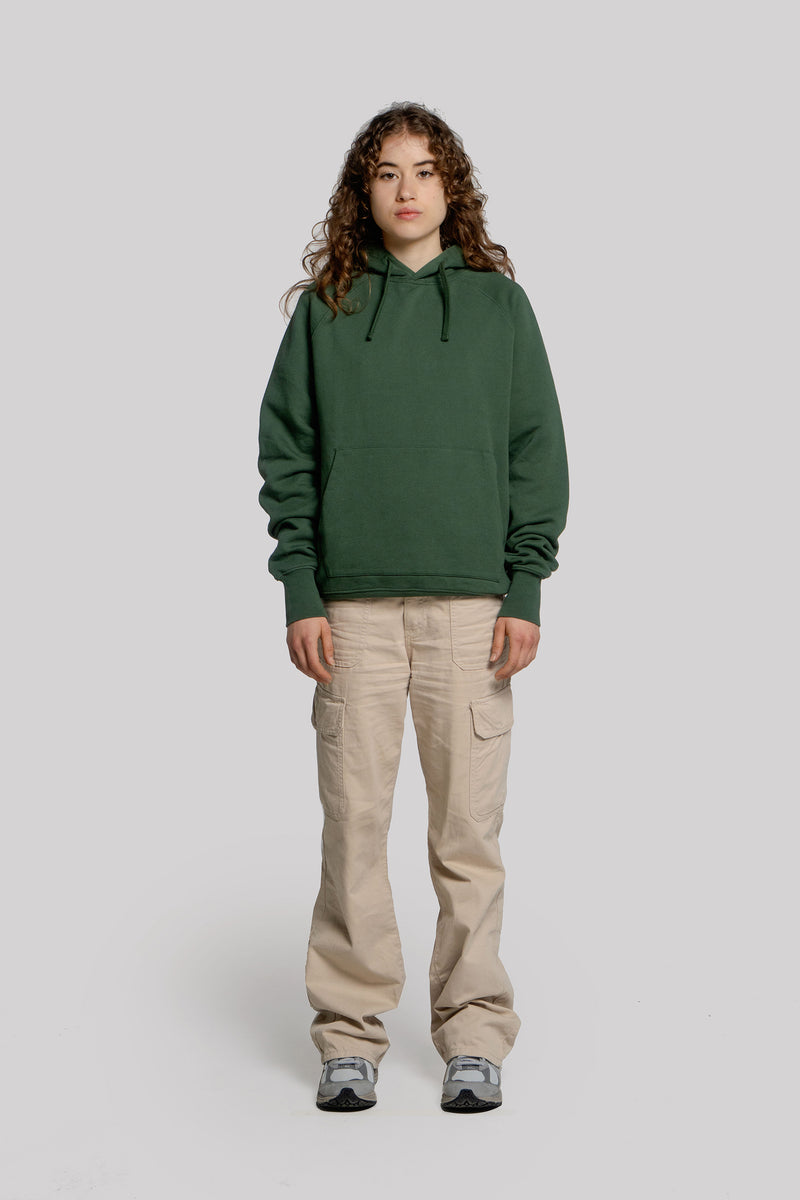Hoodie Essential Green